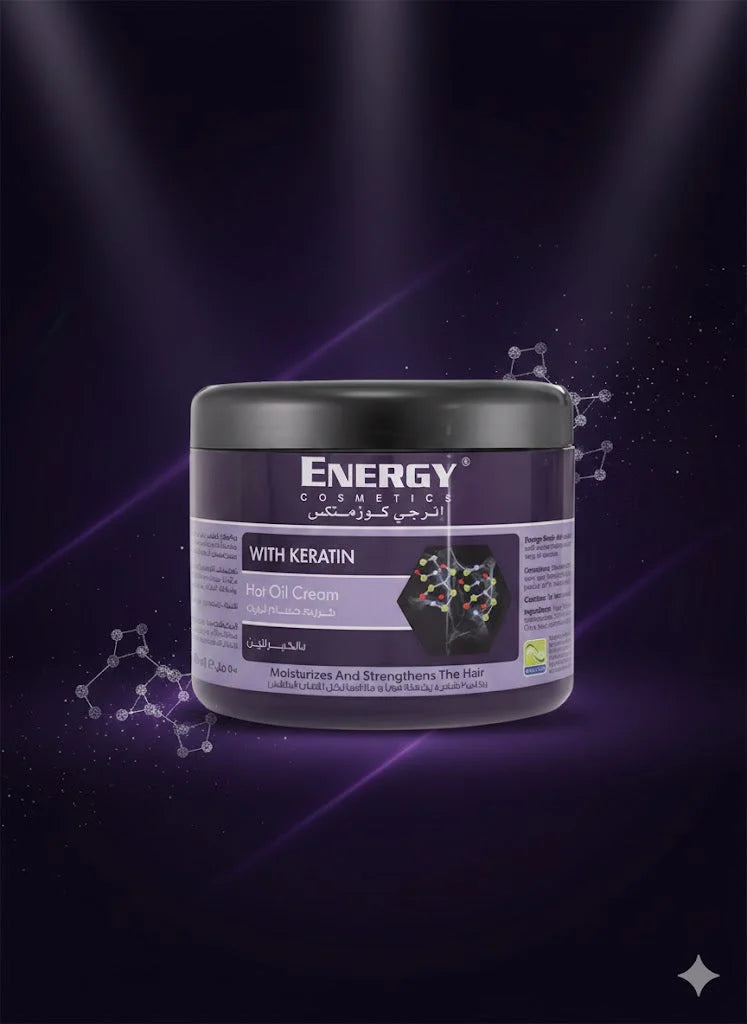Energy Cosmetics hot oil cream with Keratin 500 ml