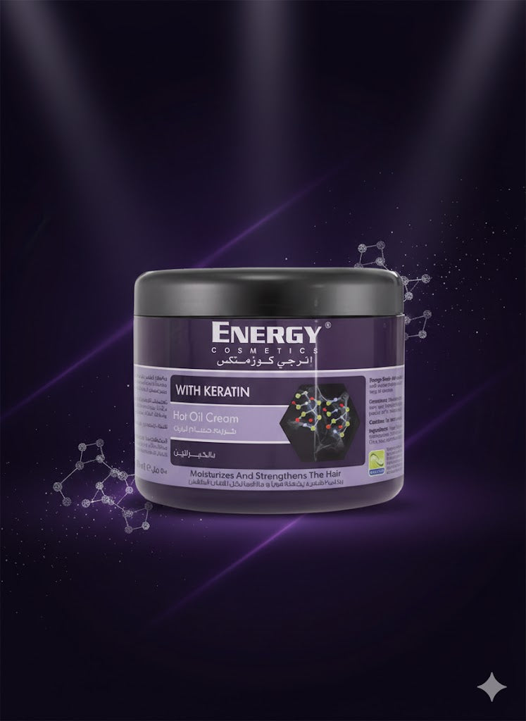 Energy Cosmetics hot oil cream with Keratin 500 ml