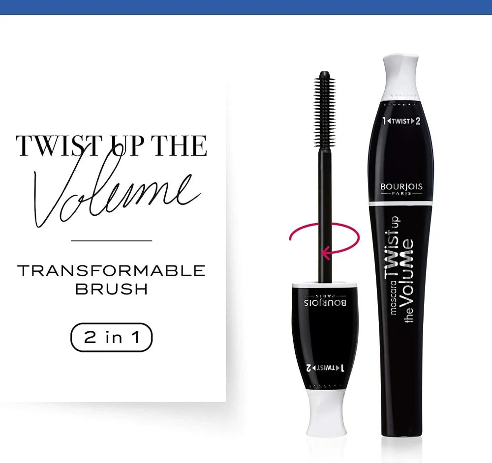 Bourjois Twist Up The Volume 21 Mascara  24-hour long  thick lashes