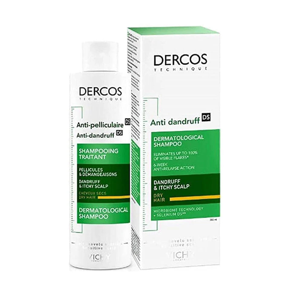 vichy Dercos Anti-Dandruff DS Shampoo For Dandruff Scalp Hair 200