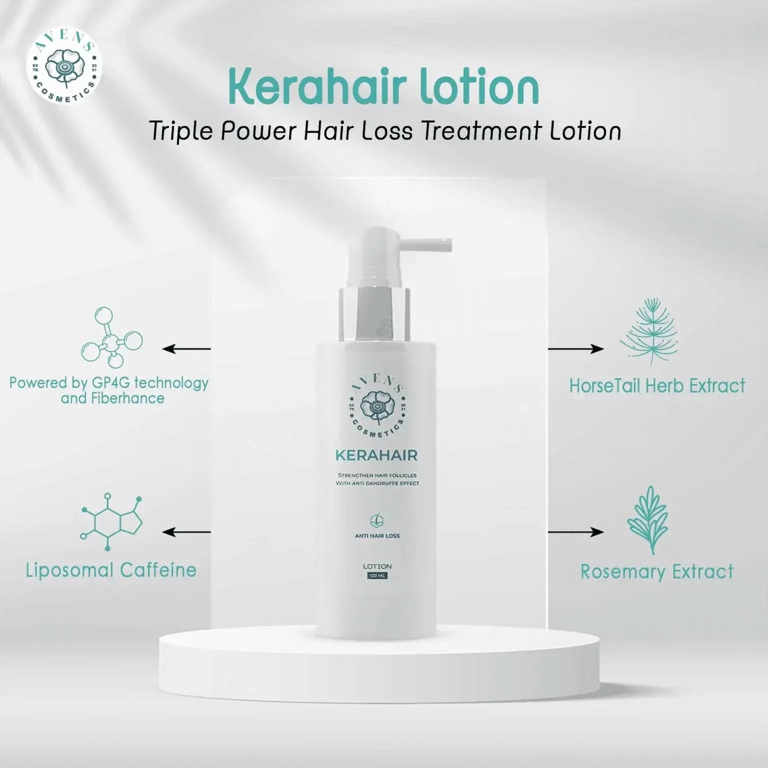 Avens KeraHair Lotion - Hair Growth Treatment