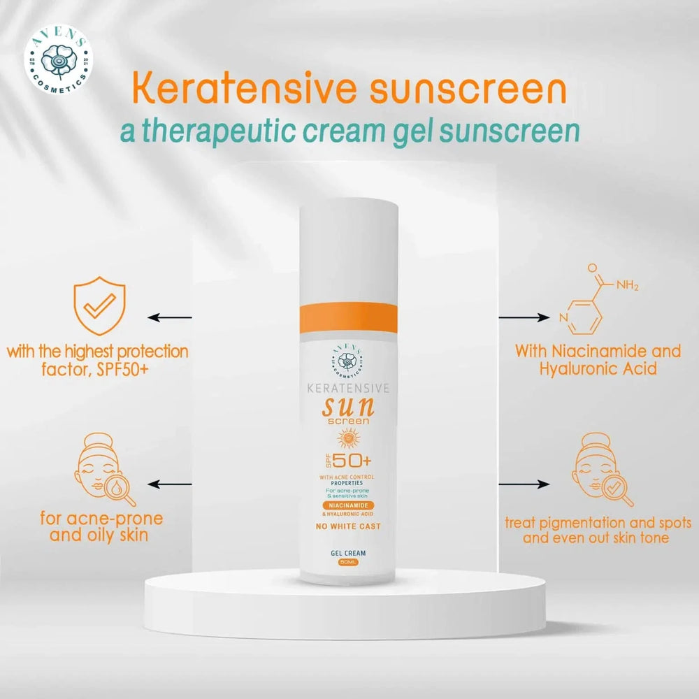 Avens Keratensive Sunscreen Niacinamide for Oily Skin