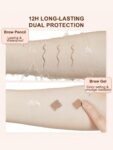 Sheglam Full Me In 2 in 1 – Eyebrow Pencil and Cream – Multi Color