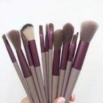 Shein 13pcs brown Minimalist Makeup Brushes