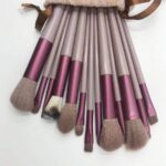 Shein 13pcs brown Minimalist Makeup Brushes