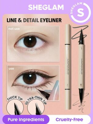  Sheglam Multi-Tasker Line and Detail Eyeliner Pen-Black