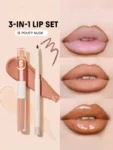 Sheglam Soft 90’s Glam 3 in 1 Lip Liner And Lip Duo Pouty Nude
