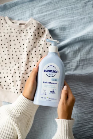 Sanosan Bath And Shampoo For Baby 200 ml