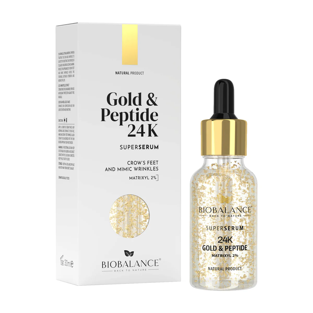 Bio Balance Gold and Peptide 24k Super Serum 30ml Bio Balance Gold and Peptide 24k Super Serum 30ml