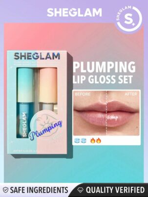  sheglam Plump Addict Hot and Cold Gloss Duo