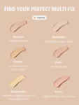 _ شيجلام مالتي فيكس كونسيلر وكولور كوركتور – فانيلا الحل الأمثل لبشرة مثالية SHEGLAM Multi-Fix Concealer And Color Corrector-Vanilla