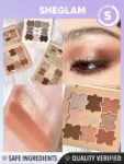 شيجلام جازي جيجساو باليت ظلال عيون – ايشادو 8 لون لإطلالة ناعمة ومتألقة SHEGLAM Jazy Jigsaw Eyeshadow Palette-Hued In Nude