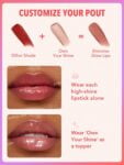 شيجلام  أحمر شفاه شفاف لامع ميرور كيس SHEGLAM Mirror Kiss High-Shine Lipstick