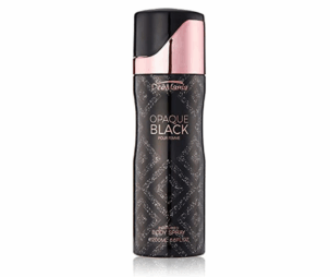 Deomania Opaque Black Perfumed Body Spray For Women - 200 ml