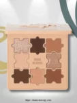 شيجلام جازي جيجساو باليت ظلال عيون - ايشادو 8 لون : لإطلالة ناعمة ومتألقة SHEGLAM Jazy Jigsaw Eyeshadow Palette-Hued In Nude