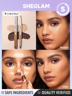 SHEGLAM Fine Line 2-In-1 Nose Contour and Highlight Pen