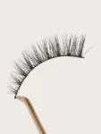  shein 10pairs 3d Fluffy Soft Cross Style Eyelashes