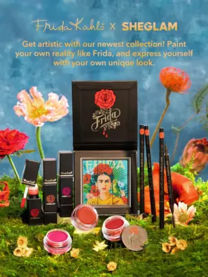 شيجلام باليت ايشادو فاريدا كاهلو مساتر بيس - Frida Kahlo X SHEGLAM Masterpiece Eyeshadow Palette