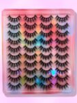 Shein Eyelashes 20 Pairs Natural Looking Curled Faux Mink Strip