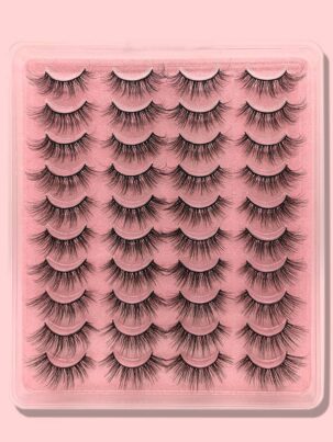 Shein 20 Pairs Mink Eyelashes Set