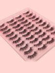 Shein 20 Pairs Mink Eyelashes Set