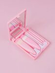  Makeup Brush 5 Set With Mirror from shein