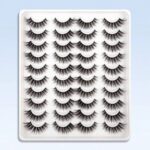  Shein 20pairs 3d Criss-Cross Natural Eyelashes