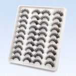  Shein 20pairs 3d Criss-Cross Natural Eyelashes