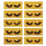 Shein 10 Pairs Mink Lashes 3d Mink Eyelashes Natural