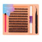 Shein Huicop DIY Eyelash Extensions Kit 150 Pcs glue+Tweezers