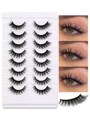 Shein 8 Pairs of Eyelashes Wispy Soft Mink