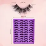 Shein 20 Pairs Lashes Fluffy Mink Lashes Volume