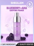 sheglam good grip hydrating primer blueberry+aha