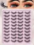 Shein 20 Pairs Mink Eyelashes Set