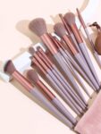 Shein 13pcs Makeup Brush Set+sponge 1pc with bag