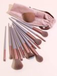 Shein 13pcs Makeup Brush Set+sponge 1pc with bag