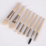 Shein 8pcs Makeup Brush Set, Macaron Brush Portable Concealer