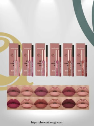 LANGMANNI Liquid Lipcolor 2pcs Lip Gloss And Lipliner