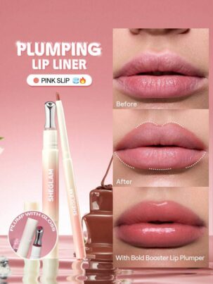 Lip Compo 1 Sheglam Bold Booster Lip Plumper + Lip Liner