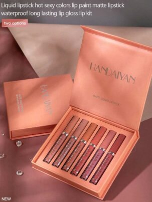 Shein Handaiyan Matte Lip Gloss Set Waterproof 