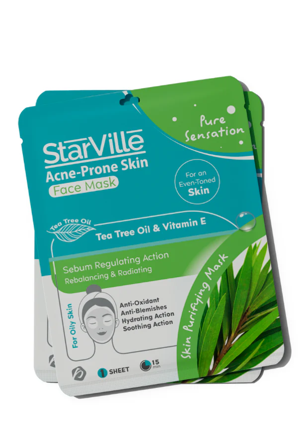 StarVille Acne prone Skin Face Mask X1 Sheet StarVille Acne prone Skin Face Mask X1 Sheet