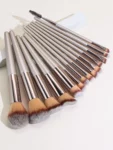 Shein 14pcs Champagne Gold Makeup Brush Set