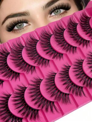 Shein 10 Pairs Eyelashes 6D Super Fluffy