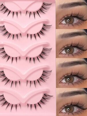 Shein 5 Pairs Cat Eye Lashes 3D Eyelashes