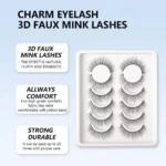 Shein 6 Pairs 3D Faux Mink Lashes