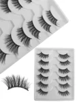 shein 6 pairs Set Cat Eye Style Natural Short