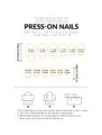 Shein 24pcs Summer Model Short Nails Pink French