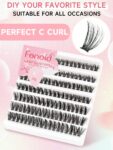 Shein Fonoid 126PCS Single Cluster Segmented Fleece False