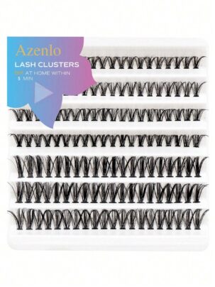 shein Azenlo Seven Row Set Of 140PCS Single Cluster Segmented False Eyelashes