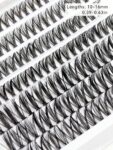 shein Azenlo Seven Row Set Of 140PCS Single Cluster Segmented False Eyelashes